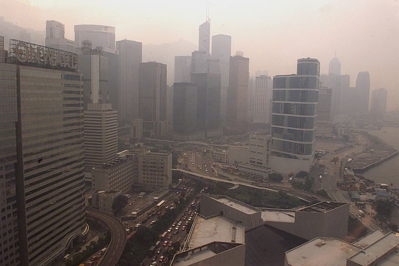 hong kong poluição