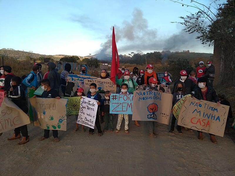 quilombo campo grande, mst, despejo
