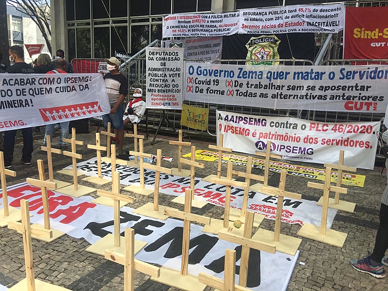 manifestação almg previdência
