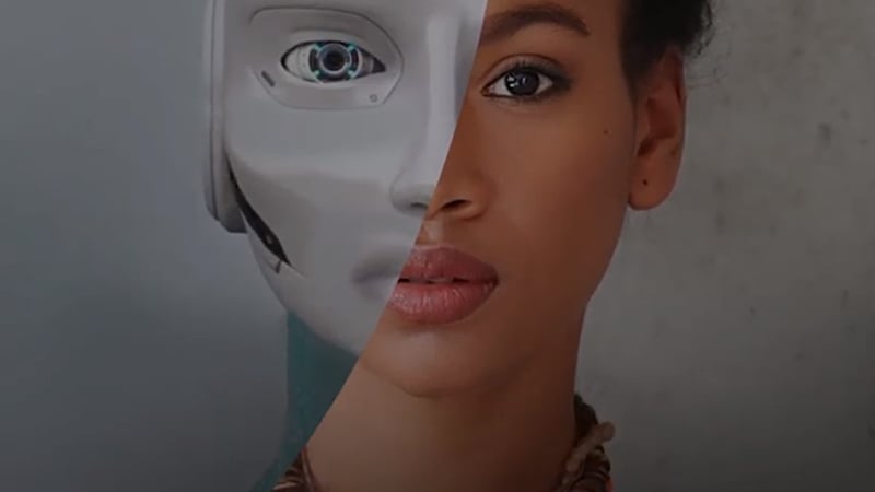 mulher, robô