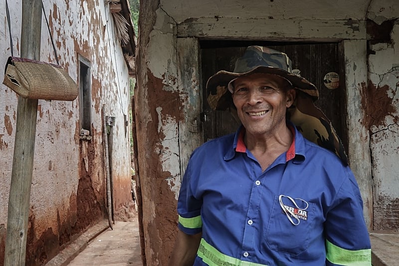 o geraizeiro Valdir Gouveia, de 58 anos, sente a comunidade geraizeira como um “atrapalho" para a mineradora