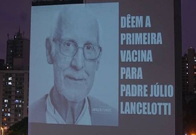 Campanha em São Paulo defende que o padre Júlio Lancellotti seja um dos primeiros a receber a vacina contra o novo coronavírus