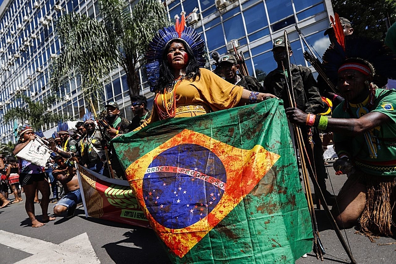 Sonia Guajajara Acampamento Terra Livre