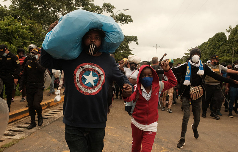 haitianos fronteira peru