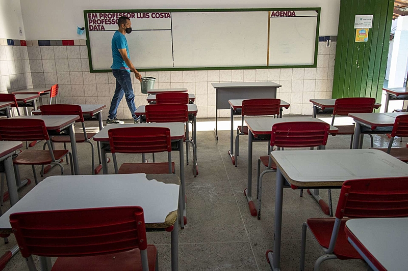 Sala de aula vazia