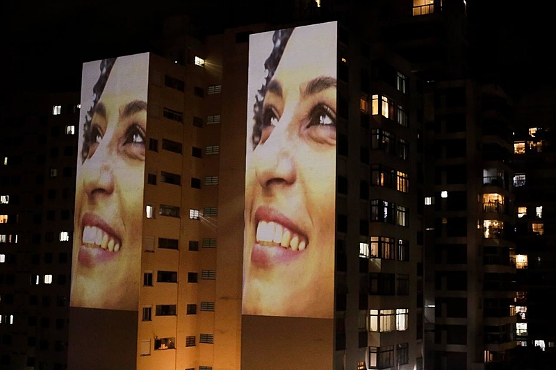 São Paulo recebe projeção para denunciar crime contra Marielle Franco e Anderson Gomes