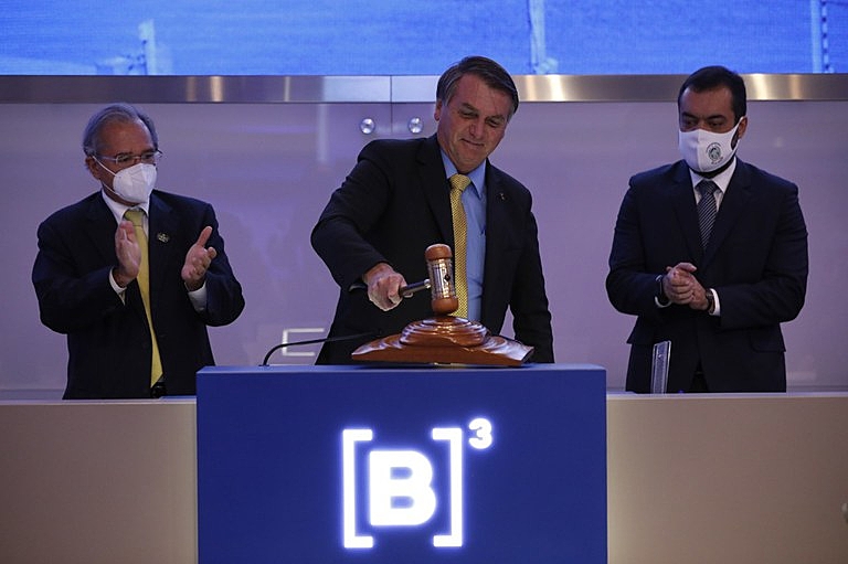 Guedes Bolsonaro Cláudio Castro cedae