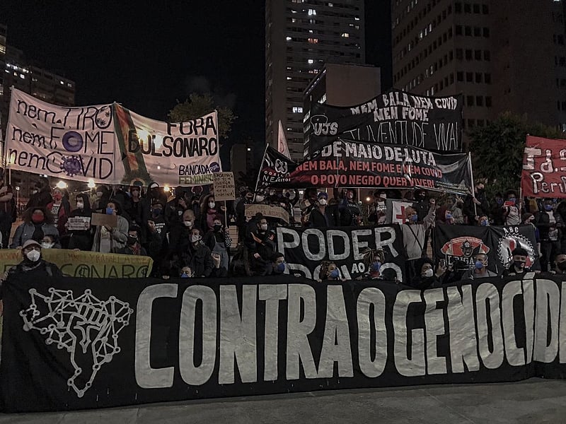 Manifestação do movimento negro encerra manifestação do 13 de maio na Praça Roosevelt; 15 mil pessoas participaram do ato segundo organizadores