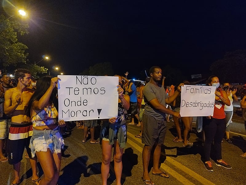 Protesto Campos
