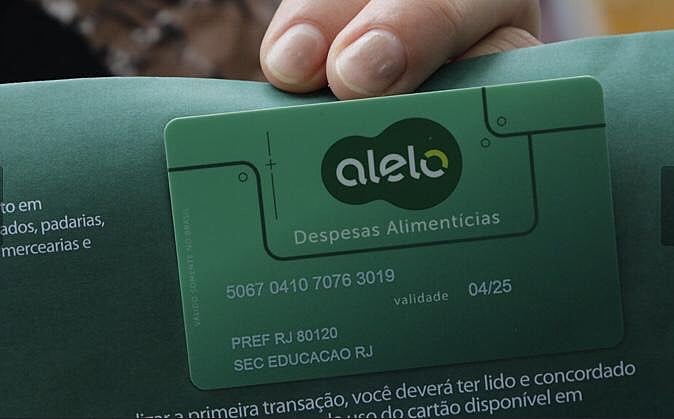 cartão alimentação