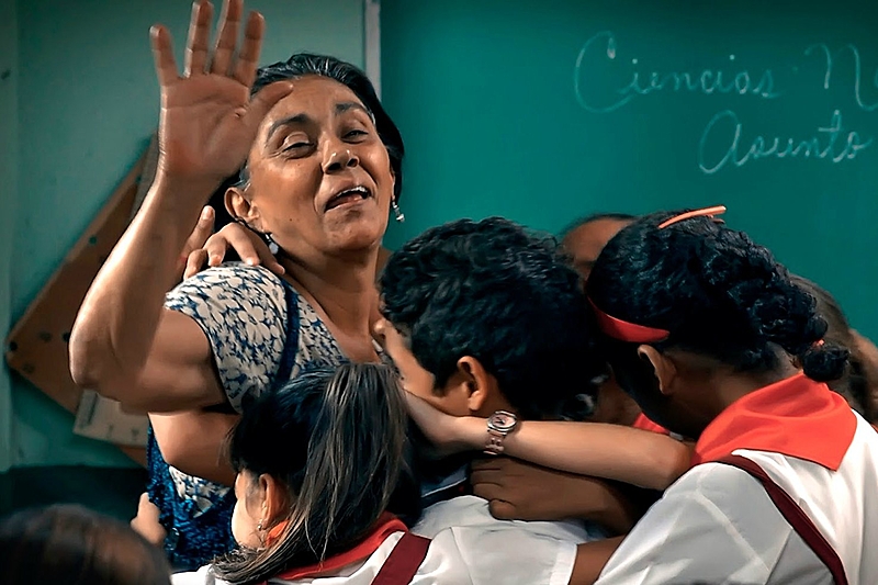 Numa escola de Havana
