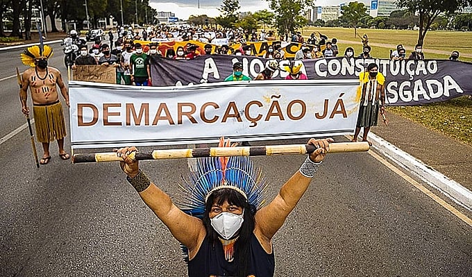 Dia Internacional dos Povos Indígenas é marcado nesta terça (9) pela jornada nacional de lutas por demarcação dos territórios e pelo direito à vida