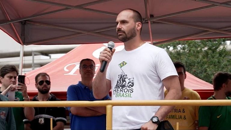 ABJD pede punição a Eduardo Bolsonaro por ações contra o Brasil