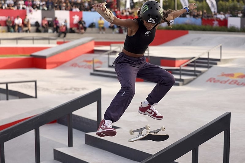 Rayssa Leal é campeã mundial de skate street, nos Emirados Árabes
