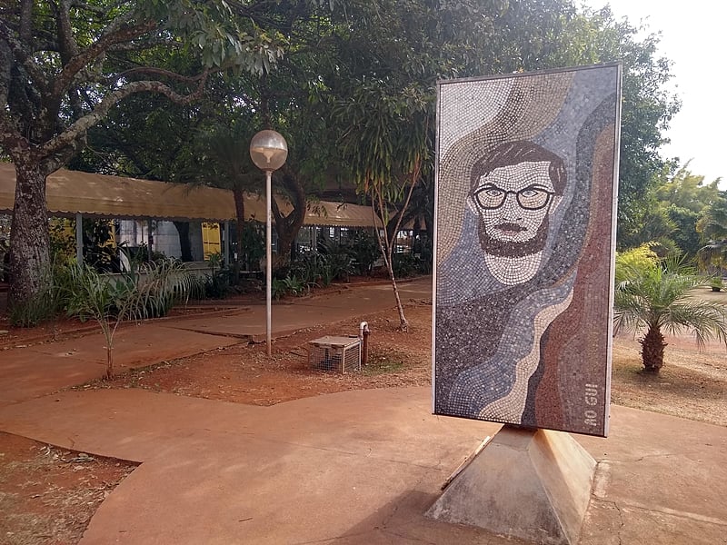 Memorial em homenagem a Honestino Guimarães na Universidade de Brasília