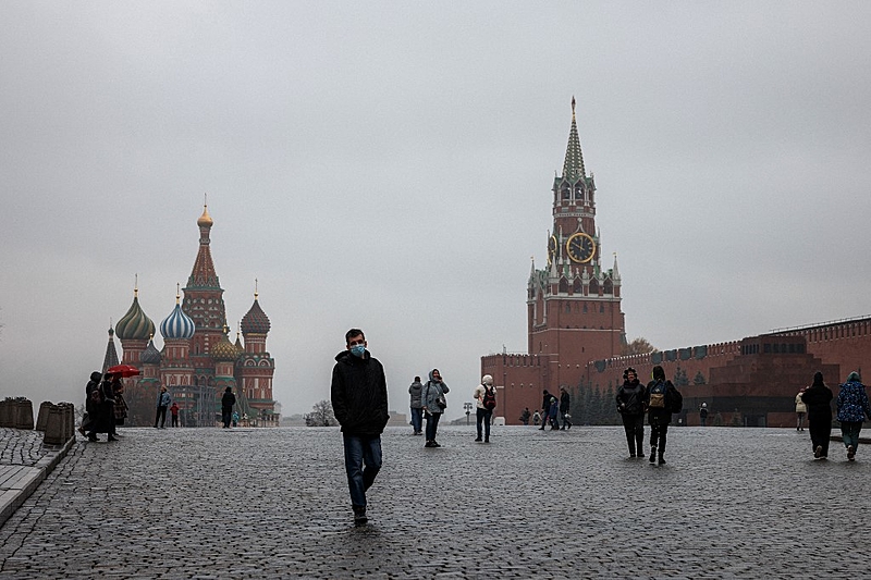 Imagem da Praça Vermelha, em Moscou