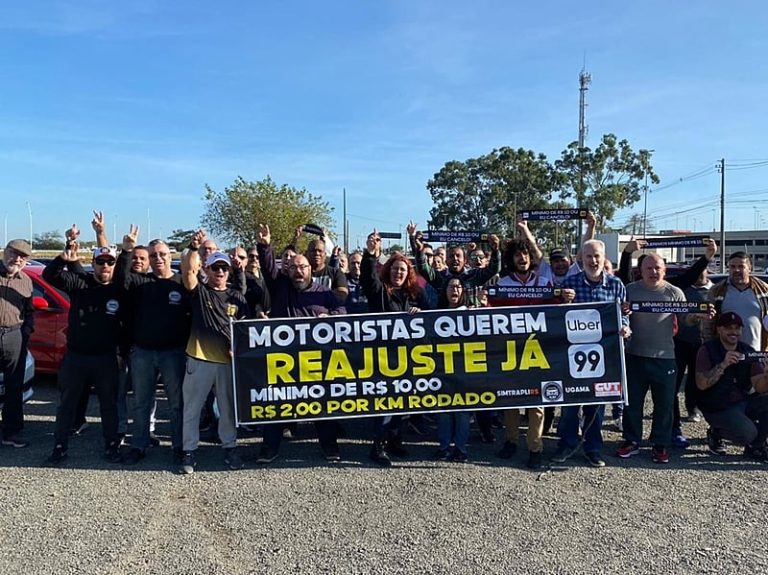 ‘Mínimo de R$ 10 ou eu cancelo’: Motoristas de app fazem greve nacional nesta segunda