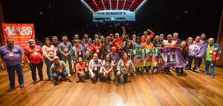 Amarildo Cenci é reeleito presidente da CUT-RS durante o 16º Congresso Estadual da entidade