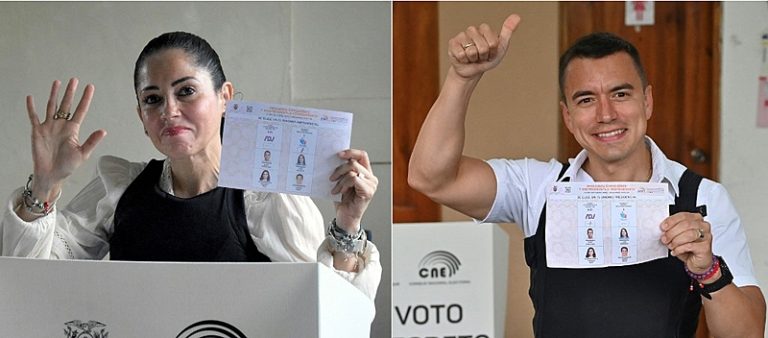 Com forte segurança e candidatos usando coletes balísticos, votação corre em paz no Equador
