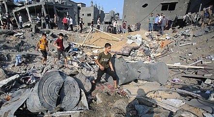 Campo de refugiados de Jabalia, em Gaza