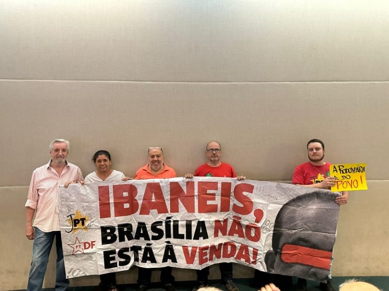 Rodoviária do Plano Piloto é o ‘coração de Brasília’, diz manifestante na CLDF