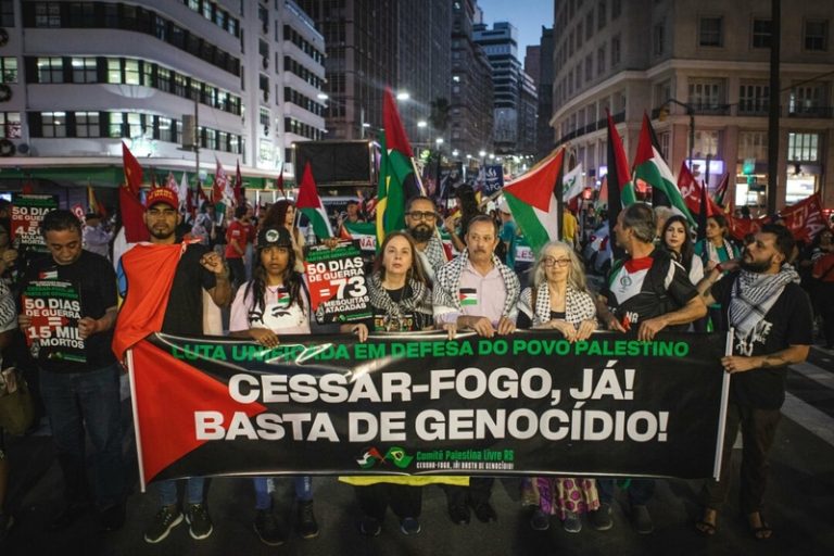 Dia Internacional de Solidariedade ao Povo Palestino é marcado com manifestação no estado