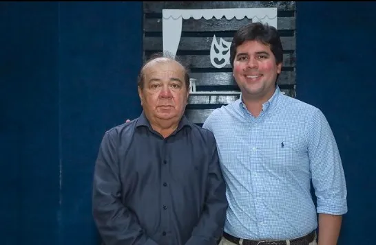 André Fufuca com seu pai, Fufuca Dantas