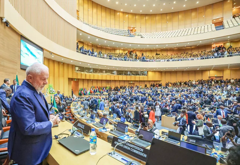 Lula durante a 37ª Cúpula da União Africana