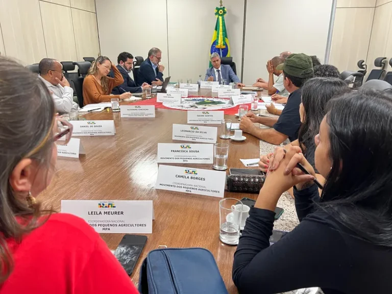  Movimento dos Pequenos Agricultores leva pauta nacional ao ministro Paulo Teixeira em Brasília