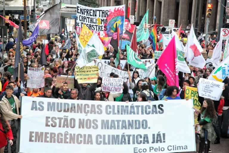 Marcha Global pelo Clima alerta sobre a necessidade urgente do decreto de emergência climática