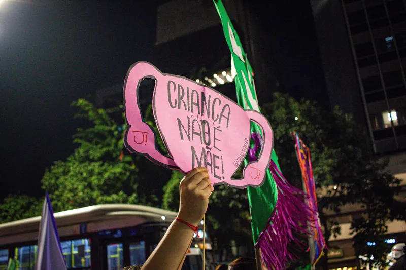 protesto contra o PL do Estupro
