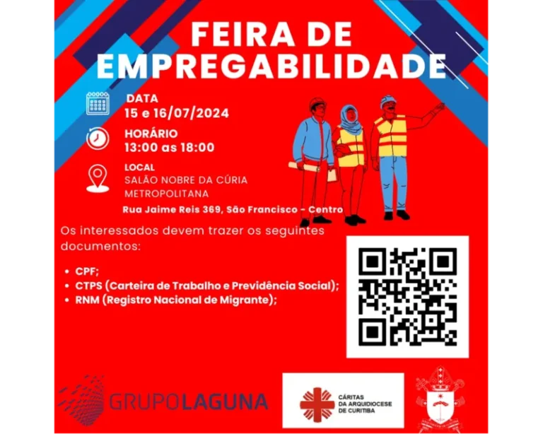 Feira de Empregabilidade para refugiados e migrantes inicia na próxima segunda feira, 15 