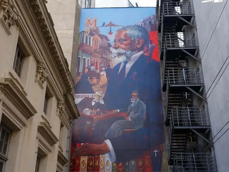 Academia Brasileira de Letras inaugura mural de Machado de Assis