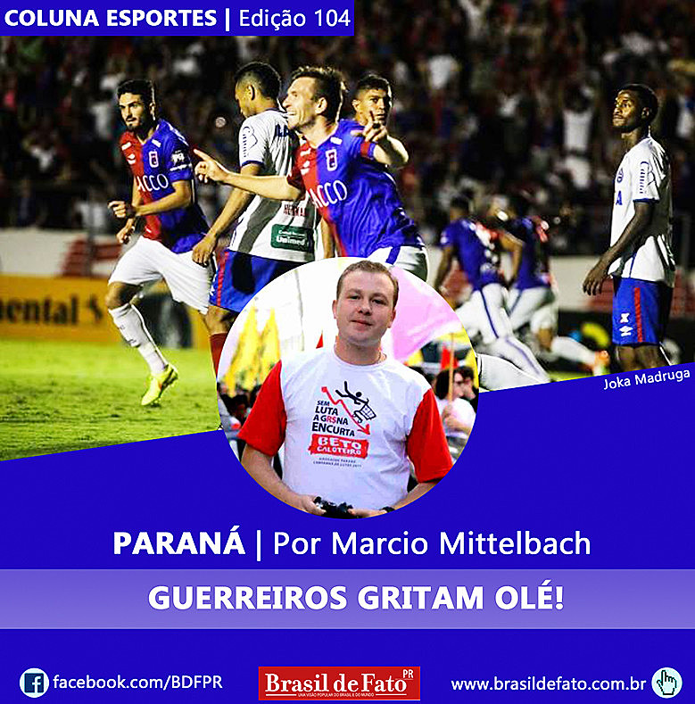 Marcio é colunista esportivo do Brasil de Fato PR.