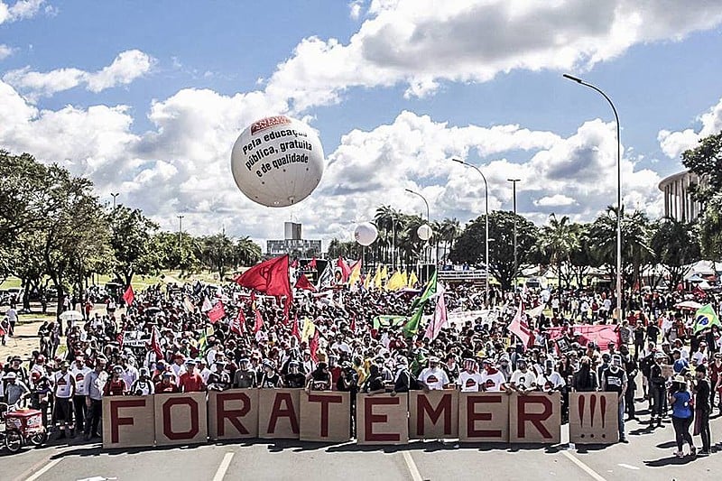 Cerca de 200 mil pessoas participaram de protesto pela saída de Temer e 'Diretas Já', em Brasília