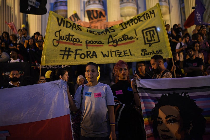 De janeiro a agosto de 2019, 1249 pessoas foram mortas em ações policiais no estado do Rio de Janeiro
