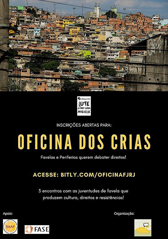 Atividades acontecem aos finais de semana e abordam direito à educação, saúde e o cotidiano nas favelas do Rio de Janeiro