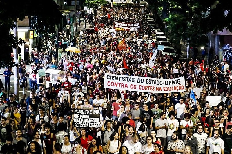 Em Belo Horizonte, ato foi ainda maior do que o de 15 de maio