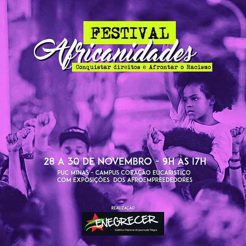 O evento busca debater como os negros estão - ou não - ocupando os espaços de visibilidade, como a universidade.