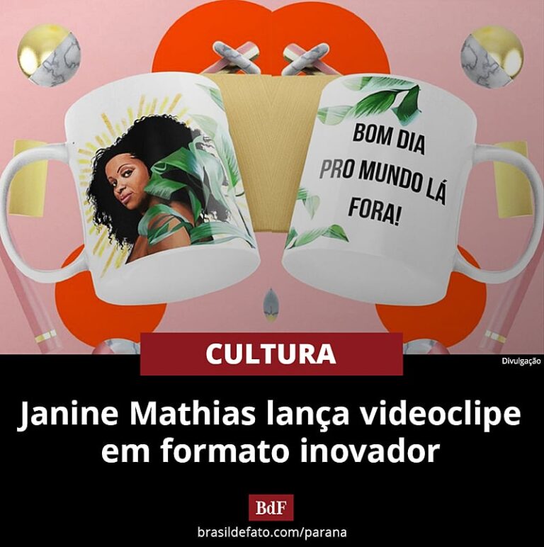 Janine Mathias lança videoclipe em formato inovador  
