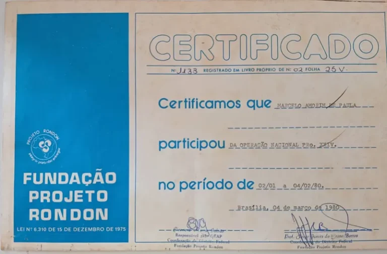 Histórias do Projeto Rondon: um rondonista mineiro em Alagoas