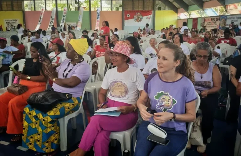 "Sem as mulheres organizadas a gente não tem conquista", afirma Jeiéli Reis, do MPA