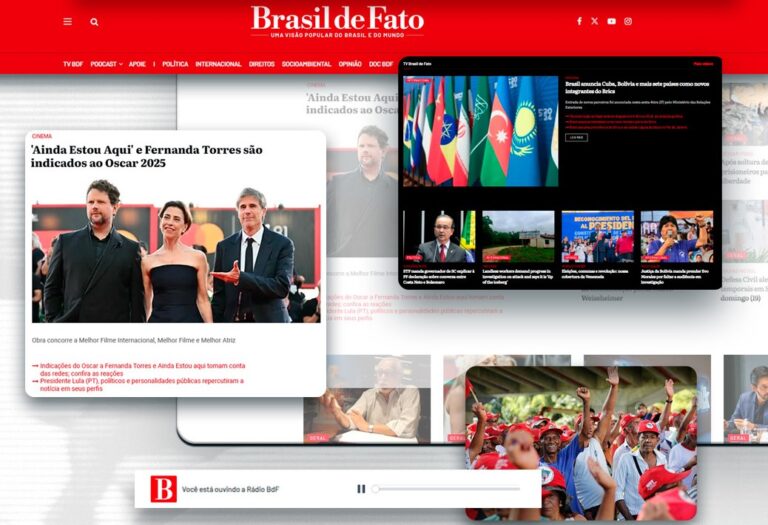 Brasil de Fato lança novo portal e reforça compromisso contra a desinformação 
