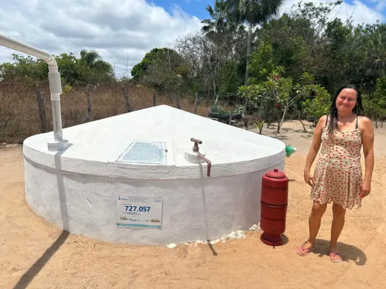 Período de chuvas no Ceará reforça importância da construção de cisternas na região semiárida