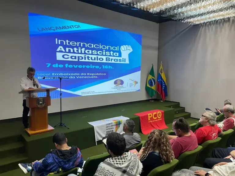 Internacional Antifascista Brasil propõe união dos povos contra imperialismo