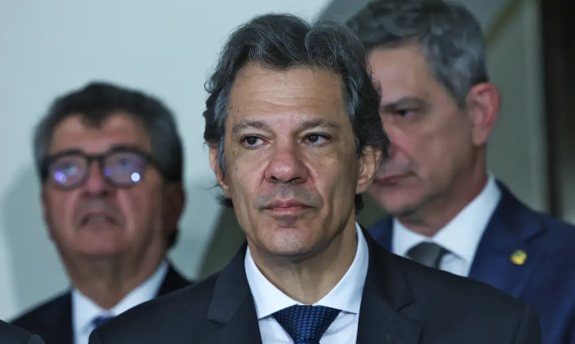o ministro da Fazenda, Fernando Haddad.