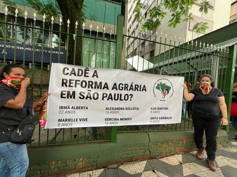 Mulheres do MST ocupam sede do Incra em SP e questionam: ‘Cadê a reforma agrária?’