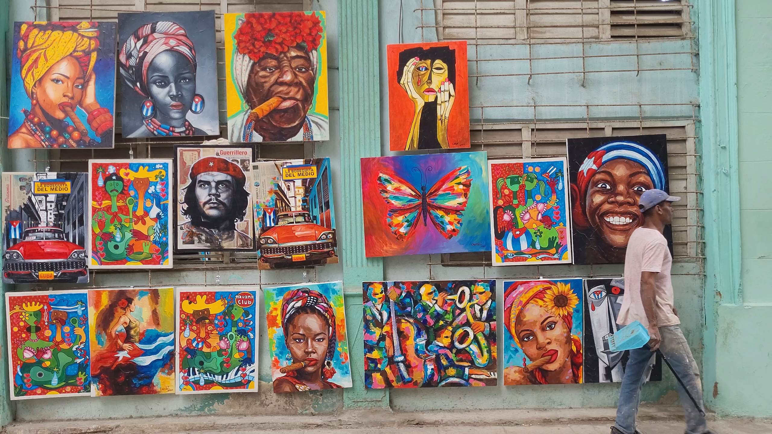 Pinturas em Havana