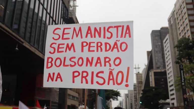 Ato contra a anistia para golpistas acontece em João Pessoa neste domingo (30)