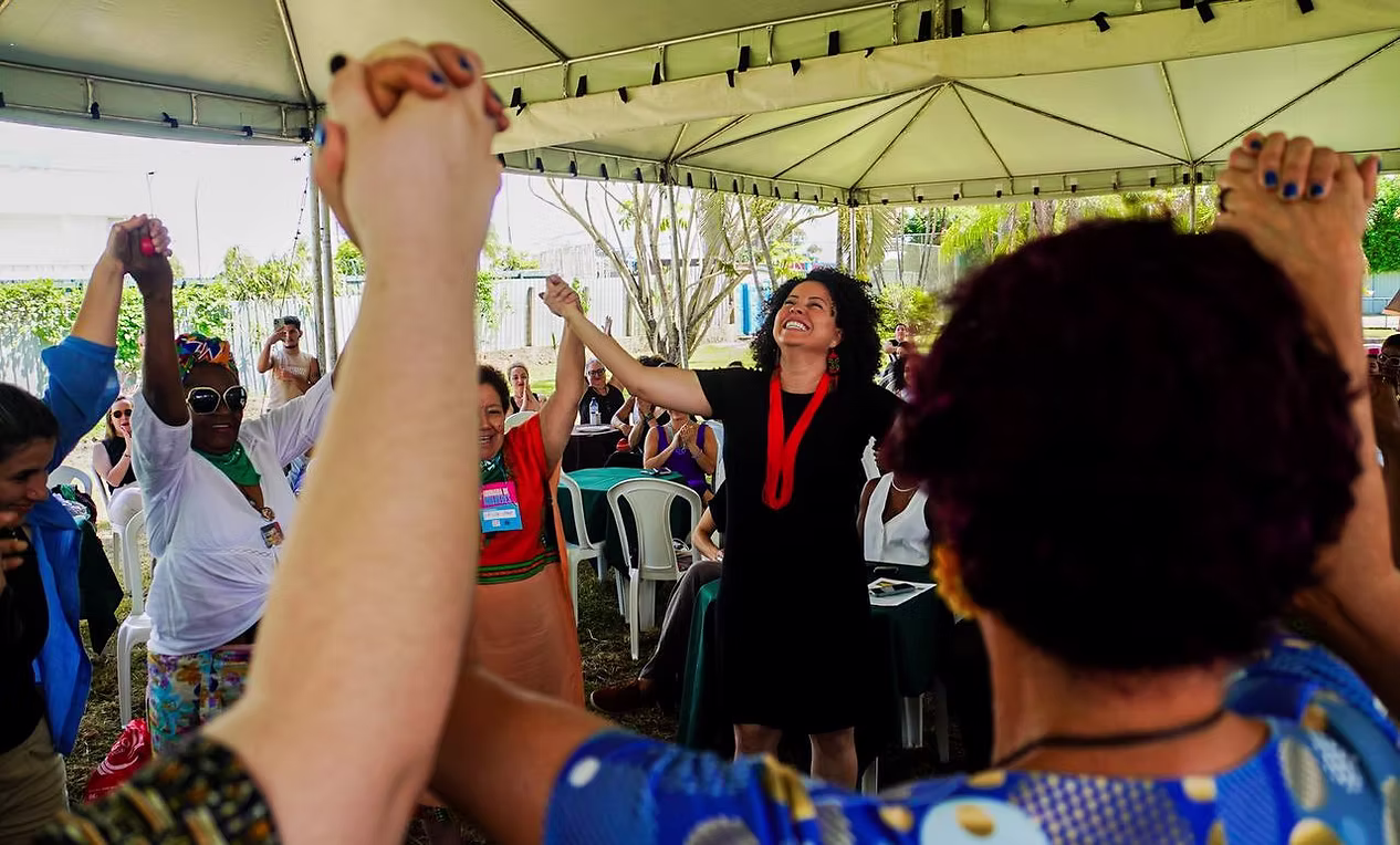 Registro do Festival Mulheres em Luta ocorrido em Brasília, em 2024